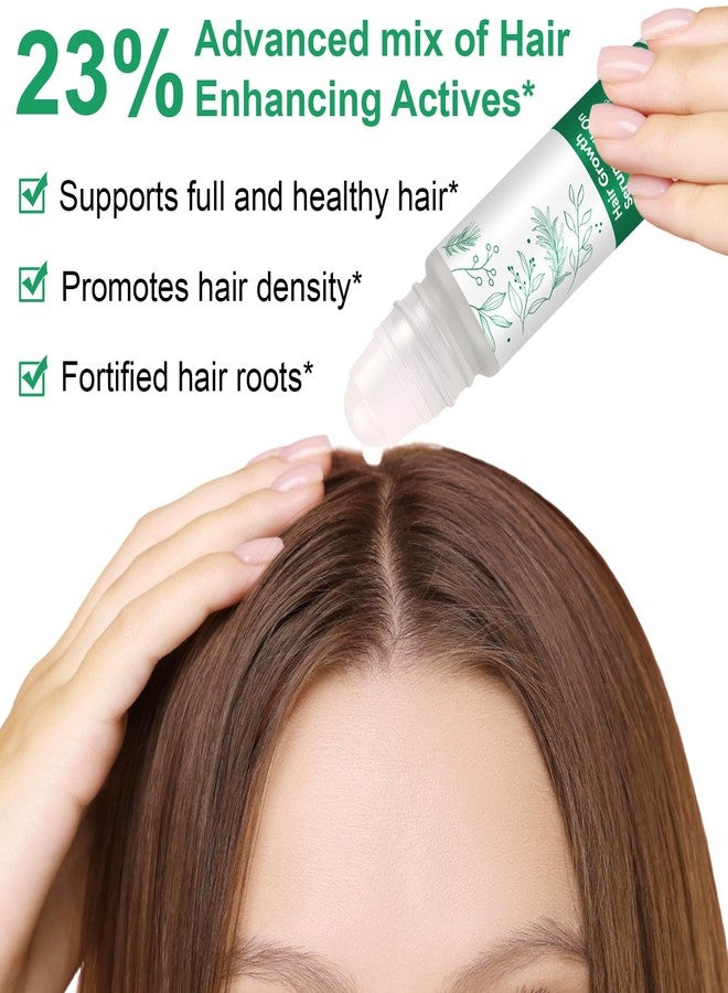 KITNOBLIS ‌Hair Growth Serum Roll-On with 3% Rosemary & Redensyl, 2% AnaGain, Professional Hair Regrowth Treatment for Thicker, Fuller Looking Hair (20 ML) - Image 3
